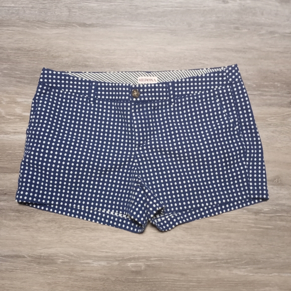 .Merona blue polka dot shorts. 12 - Picture 1 of 5